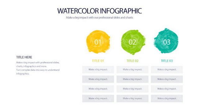 وکتور اینفوگرافی رنگی