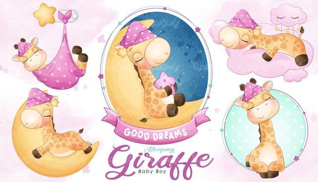 وکتور زرافه