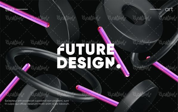 وکتور بک گراند سه بعدی