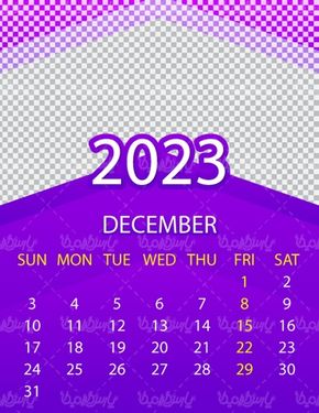 وکتور تقویم میلادی