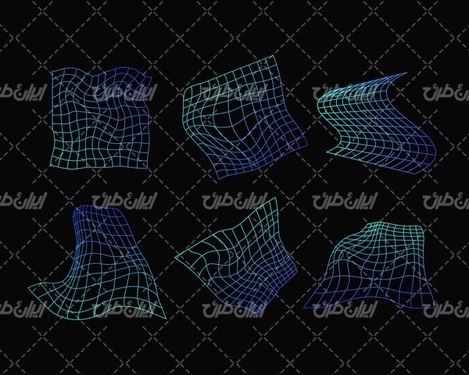 وکتور برداری بافت شبکه ای همراه با تصویر زمینه گرافیکی و پس زمینه