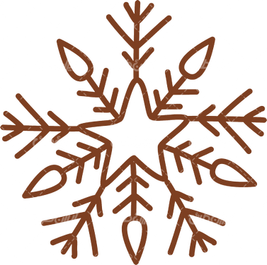 وکتور برداری لوگو برف همراه با عناصر طراحی و المان طراحی