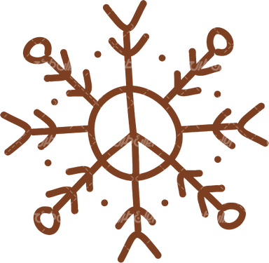 وکتور برداری لوگو برف همراه با عناصر طراحی و المان طراحی