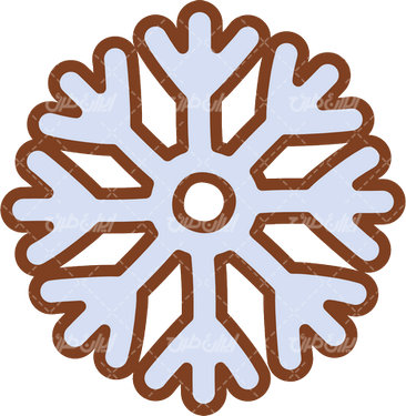 وکتور برداری لوگو برف همراه با عناصر طراحی و المان طراحی