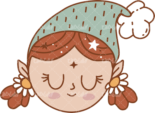 وکتور برداری برنامه کودک همراه با کارتون و آدمک کارتونی