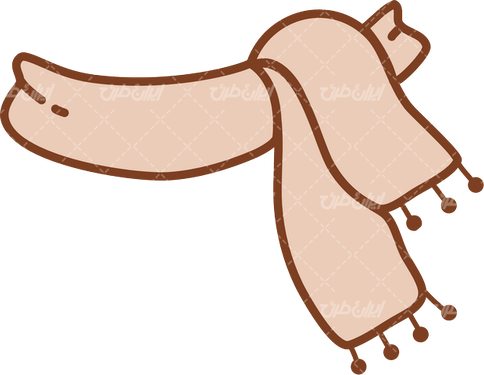 وکتور برداری برنامه کودک همراه با کارتون و شال گردن