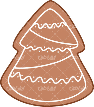 وکتور برداری درخت کریسمس همراه کارتون و برنامه کودک