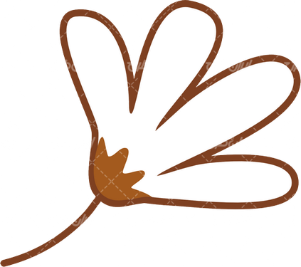 وکتور برداری گل و بوته همراه با شکوفه و برنامه کودک