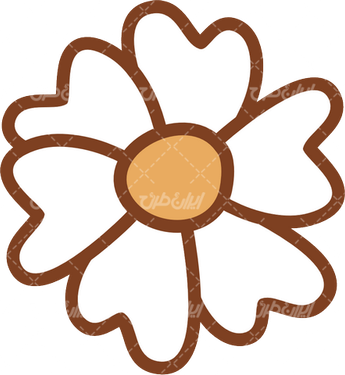 وکتور برداری گل و بوته همراه با شکوفه و برنامه کودک