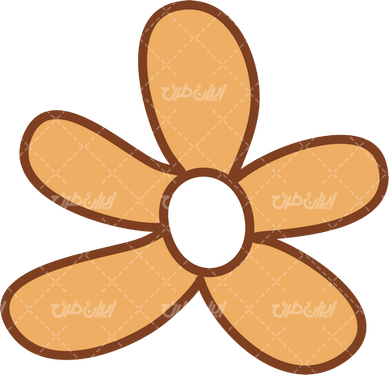 وکتور برداری گل و بوته همراه با شکوفه و برنامه کودک