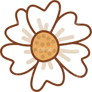 وکتور برداری گل و بوته همراه با شکوفه و برنامه کودک