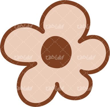 وکتور برداری گل و بوته همراه با شکوفه و برنامه کودک