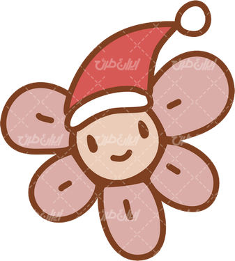 وکتور برداری گل و بوته همراه با شکوفه گل و برنامه کودک