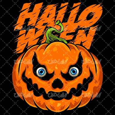 وکتور برداری شب وحشت به همراه هالوین و نماد شب وحشت