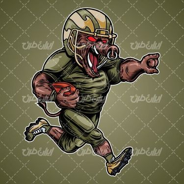 وکتور برداری برنامه کودک همراه با شخصیت کارتونی و کارتون