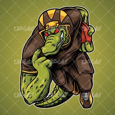 وکتور برداری برنامه کودک همراه با شخصیت کارتونی و کارتون