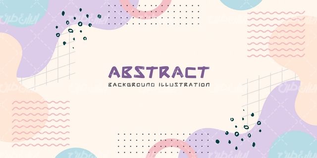 وکتور برداری تصویر زمینه رنگی همراه با بک گراند گرافیکی