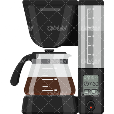 وکتور برداری لوازم خانگی هوشمند همراه با چای ساز هوشمند
