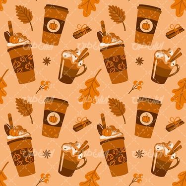 وکتور برداری پترن همراه با پس زمینه گل و کاغذ دیواری