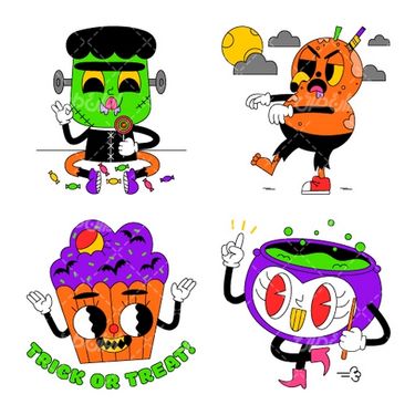 وکتور کاراکتر کارتونی