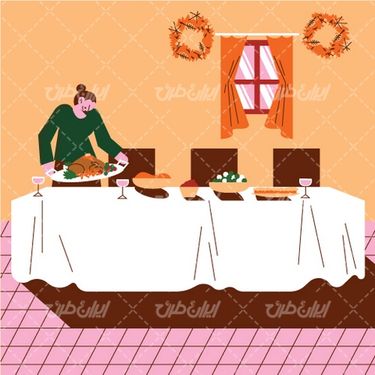 وکتور میز غذاخوری