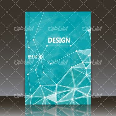 وکتور برداری طرح گرافیکی همراه با جلد کتاب و طرح جلد کتاب
