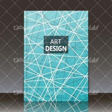 وکتور برداری طرح گرافیکی همراه با جلد کتاب و طرح جلد کتاب