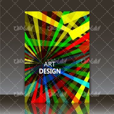 وکتور برداری قالب جلد کتاب همراه با جلد کتاب و طرح جلد کتاب