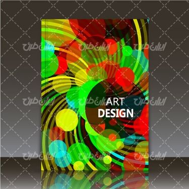 وکتور برداری بک گراند جلد کتاب همراه با جلد کتاب و قالب جلد کتاب