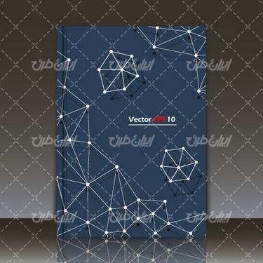 وکتور برداری پس زمینه جلد کتاب همراه با جلد کتاب و قالب جلد کتاب