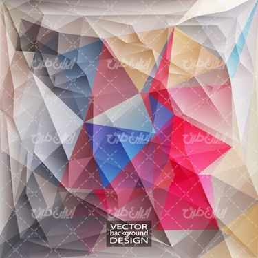 وکتور برداری بک گراند سه بعدی همراه با پس زمینه گرافیکی و تصویر زمینه