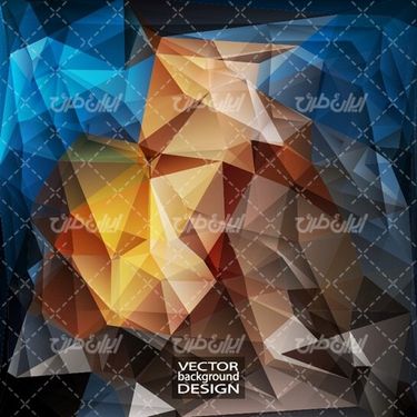 وکتور برداری بک گراند سه بعدی همراه با پس زمینه گرافیکی و تصویر زمینه