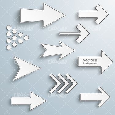 وکتور برداری لوگو فلش همراه با نماد پیکان و علامت کمان