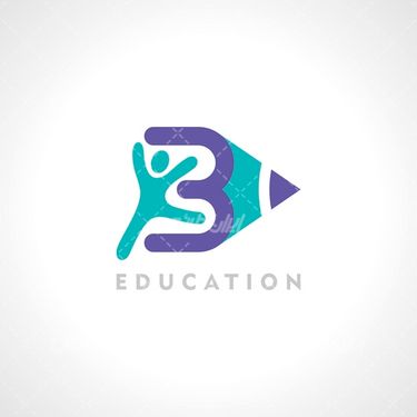 وکتور برداری لوگو آموزش همراه با لوگو مداد و نماد آموزش