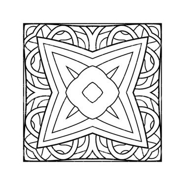 وکتور برداری طرح تتو همراه با طرح خالکوبی و گل و بوته سیاه قلم