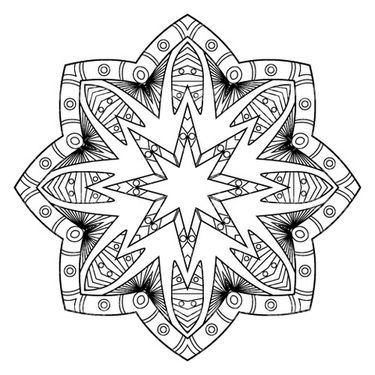 وکتور برداری طرح تتو همراه با طرح خالکوبی و گل و بوته سیاه قلم