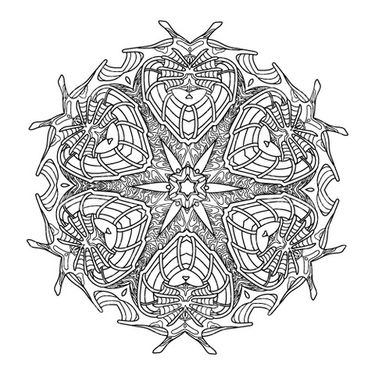 وکتور برداری طرح گل و بوته همراه با طرح خالکوبی و گل و بوته سیاه قلم