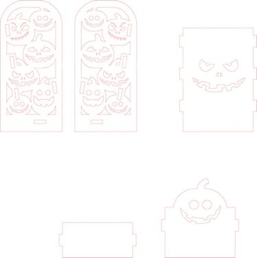 وکتور برداری کدو همراه با شب وحشت و هالوین