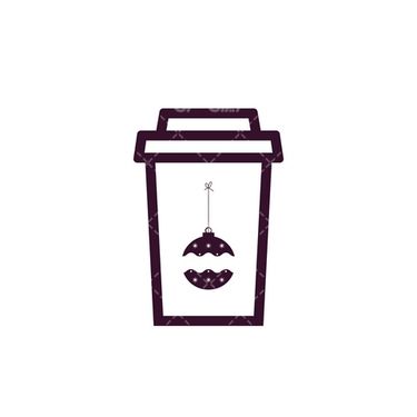 وکتور برداری قهوه فوری همراه با لیوان کاغذی قهوه و لیوان یکبار مصرف قهوه