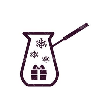 وکتور برداری قهوه جوش همراه با تجهیزات قهوه