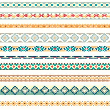 وکتور برداری پترن گرافیکی همراه با کاغذ دیواری و  والپیپر رنگی