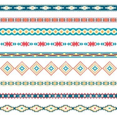 وکتور برداری پترن گرافیکی همراه با کاغذ دیواری و  والپیپر رنگی