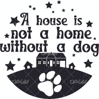 وکتور برداری حیوان خانگی همراه با سگ خانگی و ردپای سگ