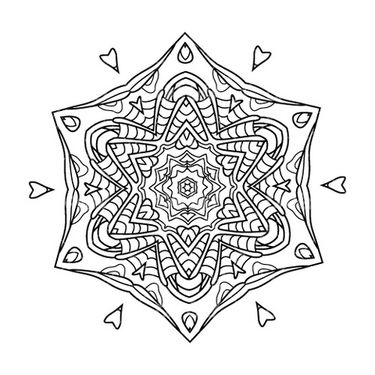 وکتور برداری طرح گل و بوته همراه با طرح خالکوبی و گل و بوته سیاه قلم