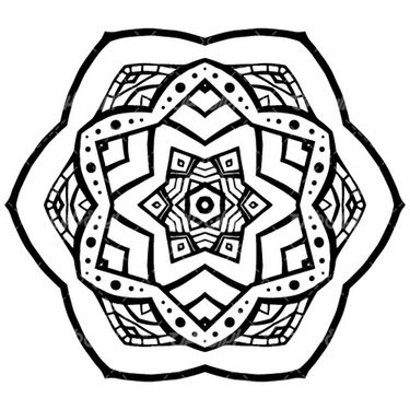 وکتور برداری تتو همراه با طرح خالکوبی و گل و بوته سیاه قلم