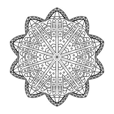 وکتور برداری تتو همراه با طرح خالکوبی و گل و بوته سیاه قلم