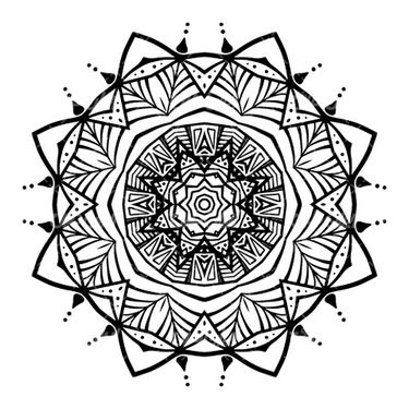 وکتور برداری خالکوبی همراه با طرح خالکوبی و گل و بوته سیاه قلم