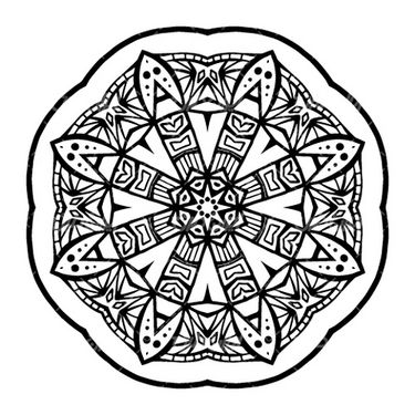 وکتور برداری خالکوبی همراه با طرح خالکوبی و گل و بوته سیاه قلم