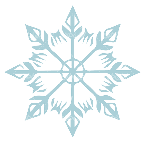 وکتور برداری نشان برف همراه با آرم برف و نماد برف