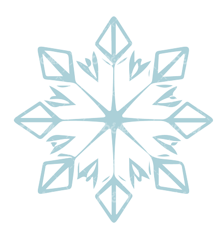 وکتور برداری نشان برف همراه با آرم برف و نماد برف